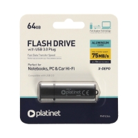 Pendrive 64GB Platinet czarny USB2.0