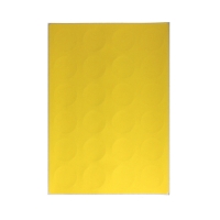 Etykiety uniwersalne kółka fi4cm żółte Emerson (25)