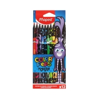 Kredki ołówkowe 12kol Monster Colorpeps Maped 862612