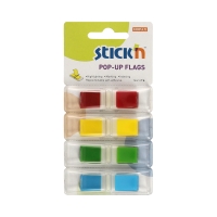 Zakładki indeksujące 12x45/40 4kol StickN 26020