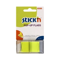 Zakładki indeksujące 25x45/50 żółte podajnik StickN 26010