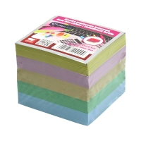 Karteczki 85x85x700 kolor nieklejone Interdruk