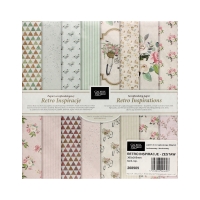 Papier scrapbooking 305x305 Retro Inspiracje 200g/m2 (8)