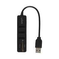 HUB USB 2.0 - 3 porty + czytnik SD/MICRO SD UGO MAIPO HU-200
