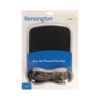 Podkładka mysz/nadgarstek czarno/szara DuoGel Kensington