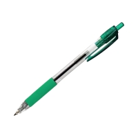 Długopis automatyczny 0.30mm zielony Rystor New BPEKO