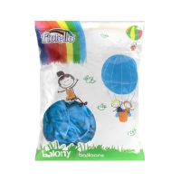 Balon 10 metaliczny niebieski (100) Fiorello
