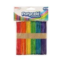 Patyczki kreatywne kolorowe 11.4cm Brewis - 50 szt.