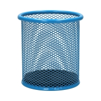 Przybornik długopisy niebieski siatka Leviatan 009982