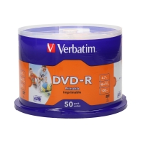 Płyta DVD-R cake - 50szt. Verbatim 4.7GB Printable