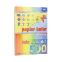 Papier ksero A4 10kol/mix Kreska (500)