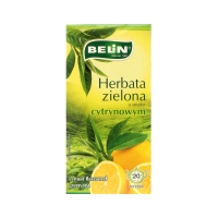 Herbata ekspresowa zielona/cytryna Belin 20t