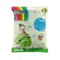 Balon 10 metaliczny jasnozielony (100) Fiorello