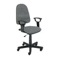 Fotel biurowy obrotowy szaro-czarny Omega C73