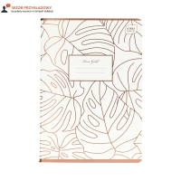 Zeszyt A5/60 kratka metallic Rose Gold Interdruk