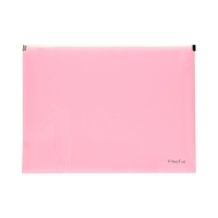 Teczka A4/PP pastel różowa suwak Biurfol