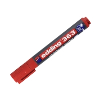 Marker tablic 1.0-5.0mm czerwony ścięty Edding 363