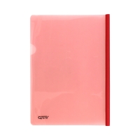 Skoroszyt zaciskowy A4 czerwony Grand 9111