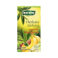 Herbata ekspresowa zielona - owoce tropikalne Belin 20t
