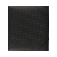 Teczka gumka A4/PP diament/czarna 60mm Biurfol TGD-03