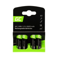 Bateria akumulator AA 2600mAh Green Cell - 4szt.