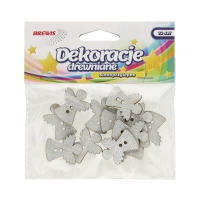 Dekoracje drewniane samoprzylepne Aniołki Brewis DD2 - 12szt.