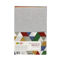 Arkusze piankowe A4/5 5kol mix Brokat Happy Color