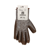 Rękawice powlekane Nature Touch brązowe 9 Ardon (2)