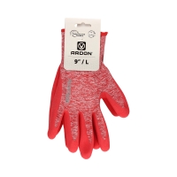 Rękawice powlekane Nature Touch różowe 9 Ardon (2)