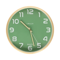 Zegar ścienny zielony Baltic Unilux