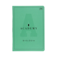 Zeszyt A5/60 kratka Academy Biologia Interdruk 90g