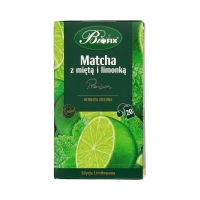 Herbata ekspresowa matcha z miętą i limonką Bi fix 20t koperty