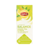 Herbata ekspresowa zielona/citrus Lipton 25t