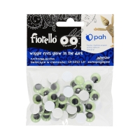 Oczka samoprzylepne fluorescencyjne Fiorello - 50szt.
