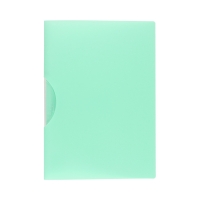 Skoroszyt klips A4/PP pastel zielony Biurfol