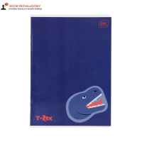 Zeszyt A5/16 kratka UV Dinozaurus Interdruk 70g
