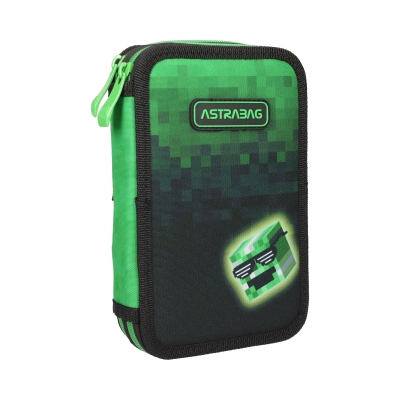 Piórnik z wyposażeniem podwójny Pixel Hero Astrabag