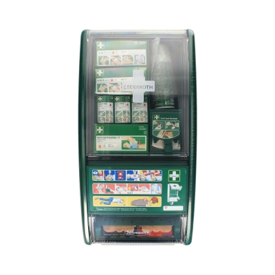 Apteczka pierwszej pomocy zakładowa ścienna z wyposażeniem First Aid Station Cederroth 51011026