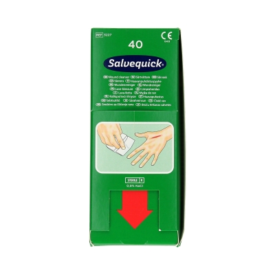 Chusteczki oczyszczające rany - 40szt. Salvequick Cederroth 3227