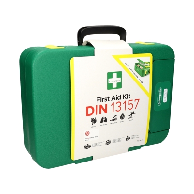 Apteczka pierwszej pomocy przenośna z wyposażeniem First Aid Kit XL DIN 13157 Cederroth 390104