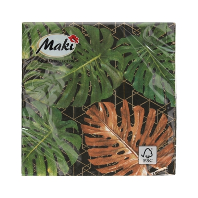Serwetki 33x33 3w Monstera Golden Graphic 050701 (20)