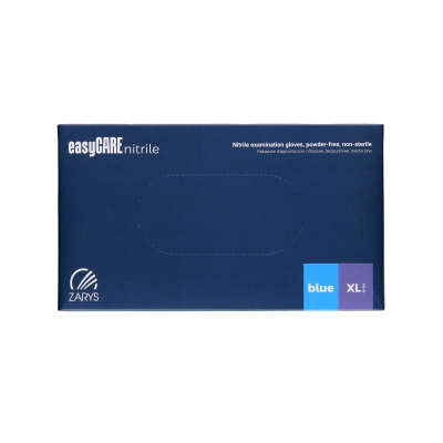 Rękawice nitrylowe XL niebieskie Easycare (100)