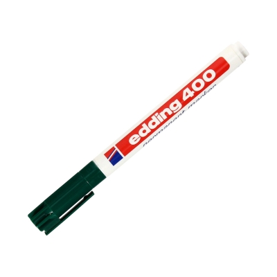 Marker permanentny 1.0mm zielony Edding 400
