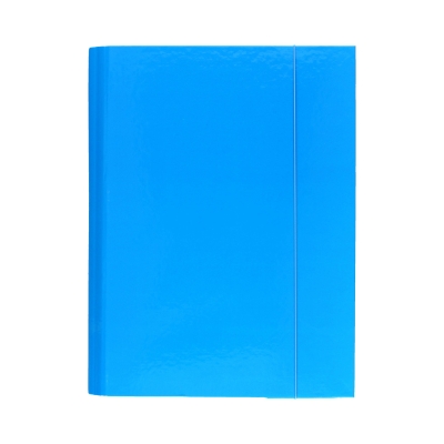 Teczka skrzydłowa gumka niebieska 35mm Barbara