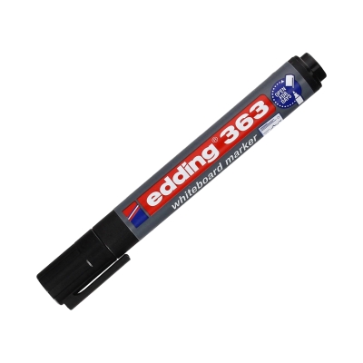 Marker tablic 1.0-5.0mm czarny ścięty Edding 363