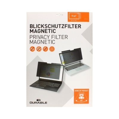 Filtr prywatyzujący 11.6'' magnetyczny + etui Durable 514157