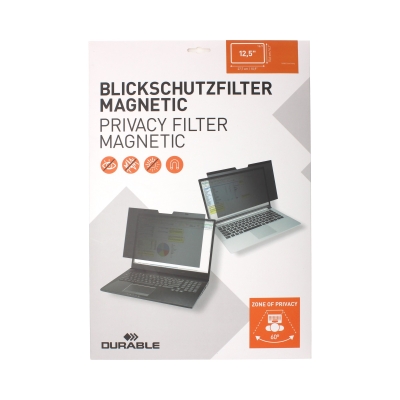 Filtr prywatyzujący 12.5'' magnetyczny + etui Durable 514257
