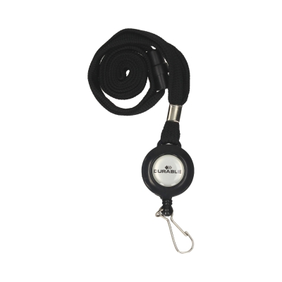 Taśma identyfikator mechanizm śc. czarna Durable (10)