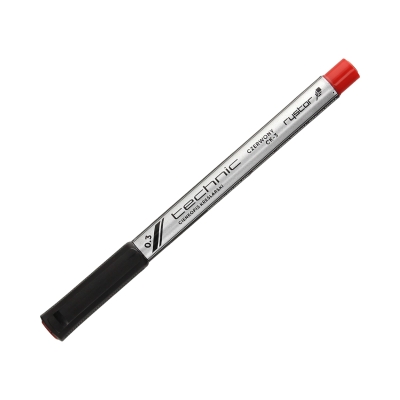 Cienkopis kreślarski 0.3 czerwony Rystor Technic