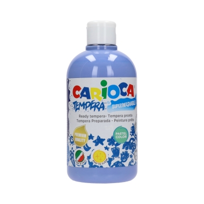 Farba tempera pastel niebieska 500ml Carioca